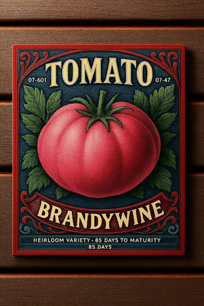 Large, pink Brandywine tomato