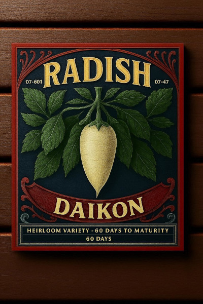 Long white Daikon Radish root