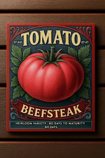 Large, ripe Beefsteak tomato ready for slicing