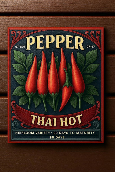Small red Thai Hot Chili Peppers
